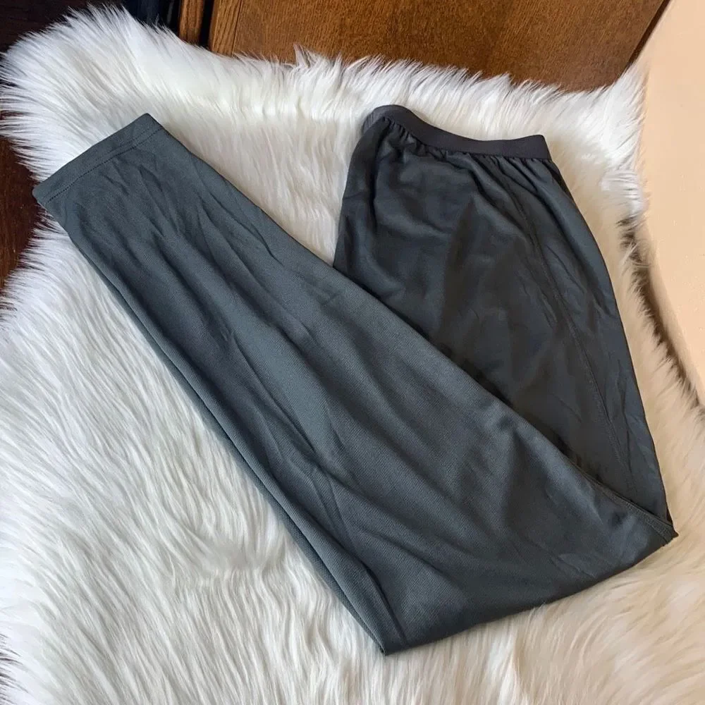 Lands End Mens Base Layer Size Large Gray
